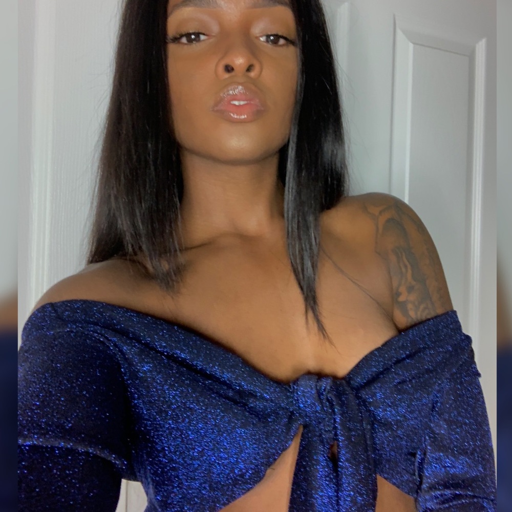 2 Piece Bell Bottom Glitter Set